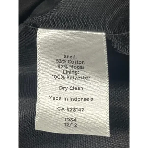 Talbots Women's Sz 4 Cotton Blend Paisley Sheath Dress Sleeveless Career Office - Picture 9 of 9